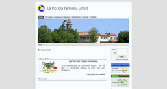 Desktop Screenshot of lapiccolafamigliaonlus.it